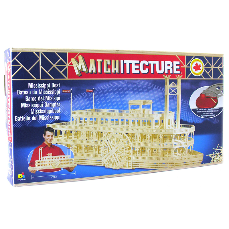 Mississippi Boat Matchstick Kit from Matchitecture | WWSM