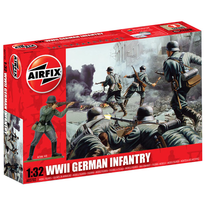 airfix multipose german infantry