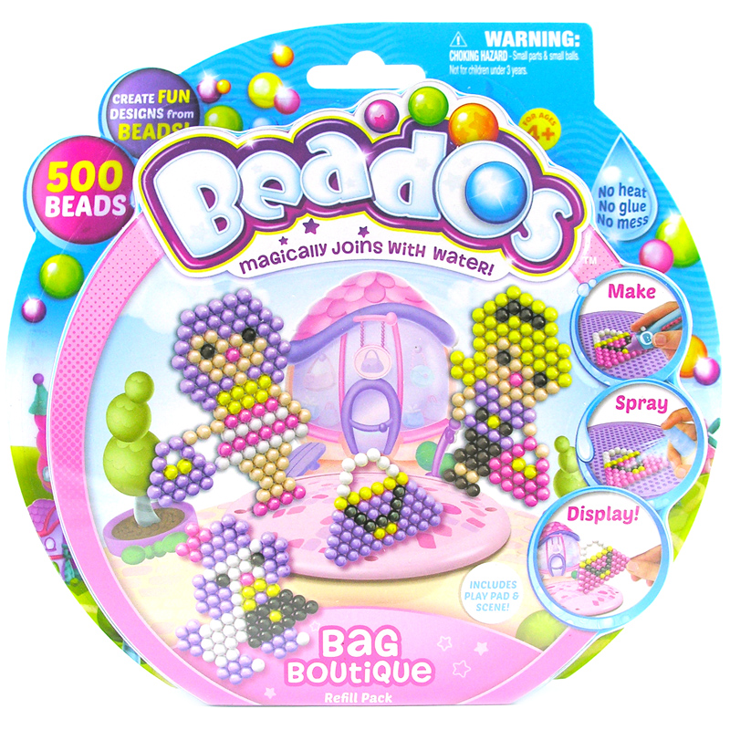 Beados Themed Refill Pack (500 Piece) Choice of Themes One Supplied NEW ...