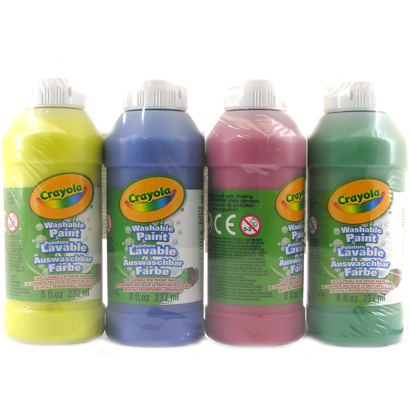 Crayola Ready Mixed Washable Paint (4 Pack) NEW | eBay