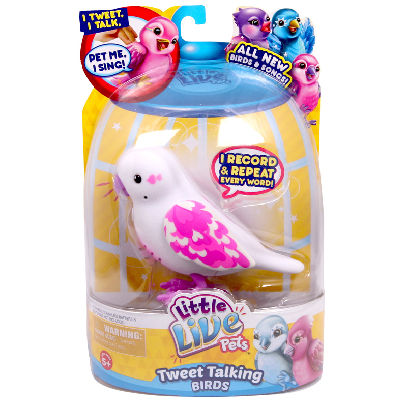 Little Live Pets Talking & Singing Birds Choice of Birds One Supplied