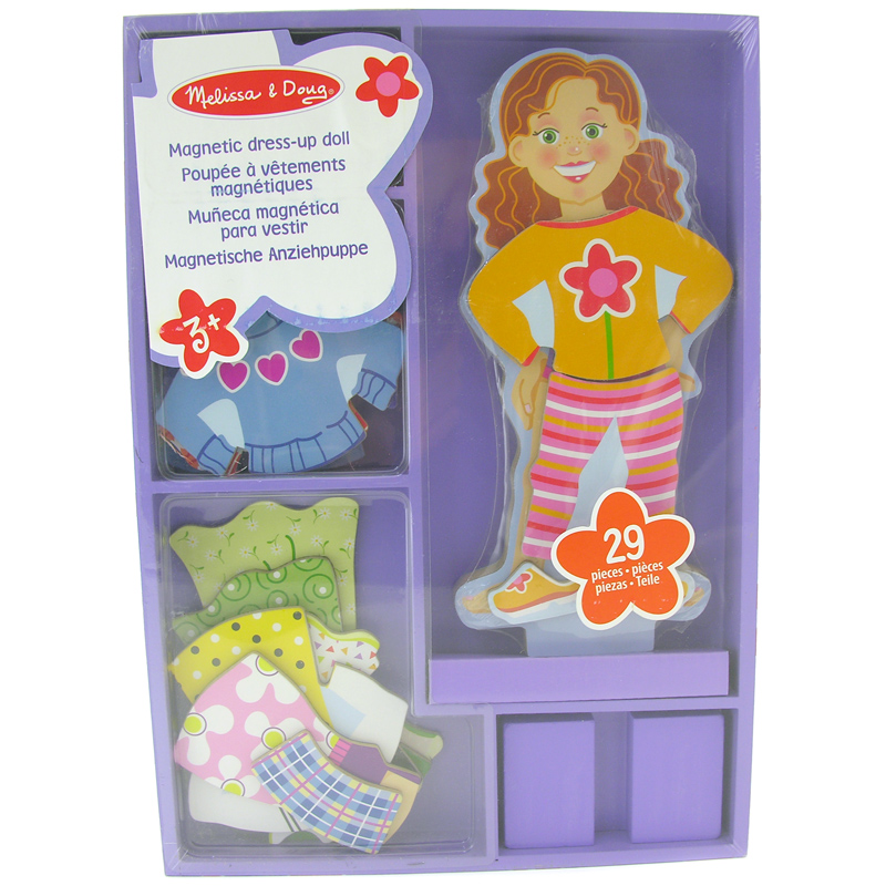 dress up doll magnets