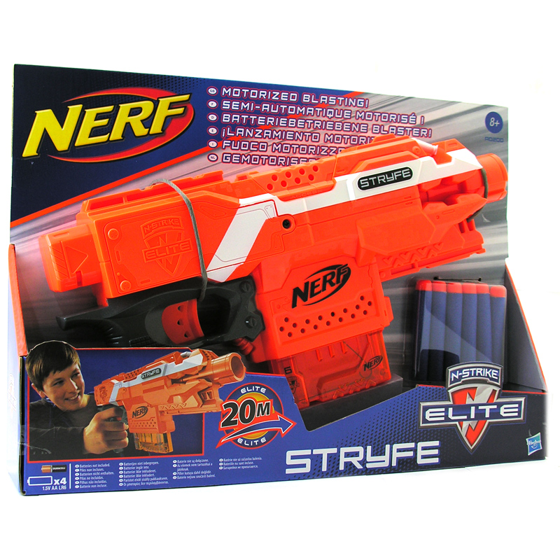 NERF NStrike Elite Stryfe Foam Dart Gun NEW eBay