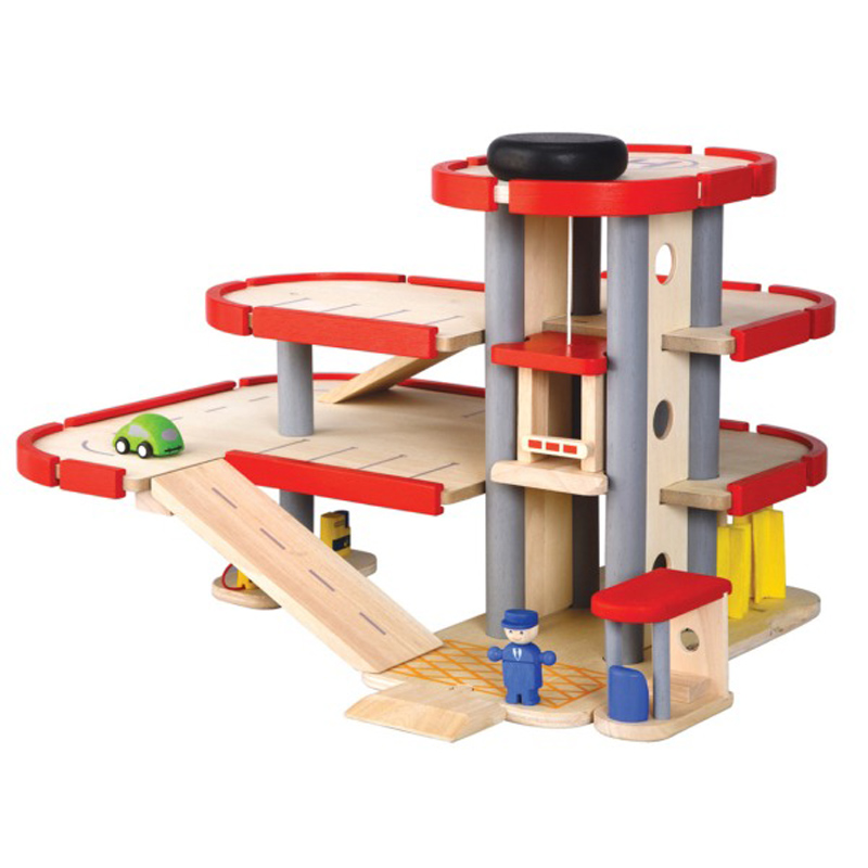 Wooden Toy Garage