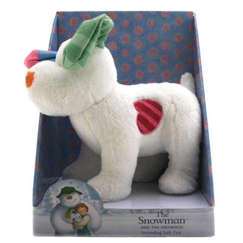 snow dog plush toy