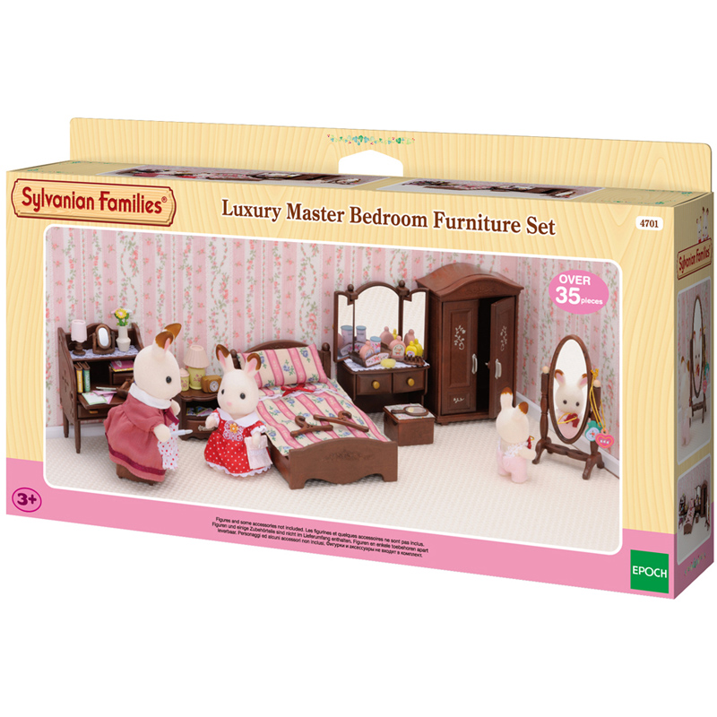 Sylvanian Families Luxury Master Bedroom Furniture Set NEW ...