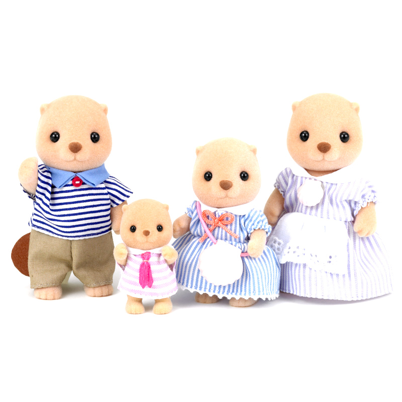 sylvanian families vandyke otter family