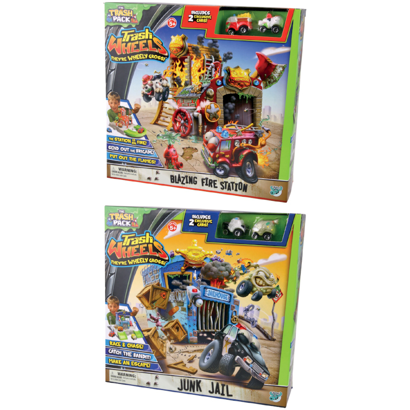 The Trash Pack Trash Wheels Playset (Season 2) Choice of Sets One
